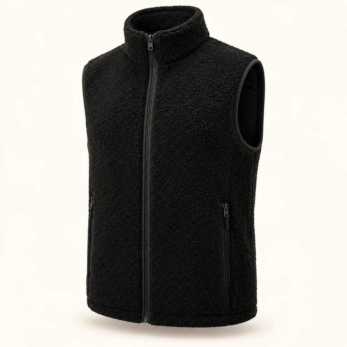 PyreFit Amparo – Beheizbare Sherpa-Weste – Schwarz