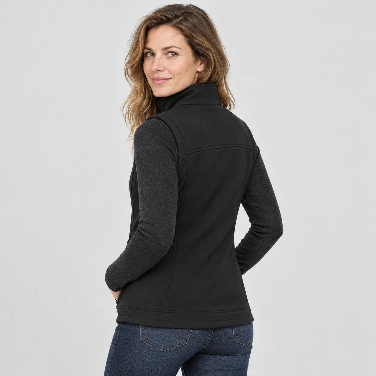 Gilet riscaldato da donna PyreFit Elaressa, vista posteriore