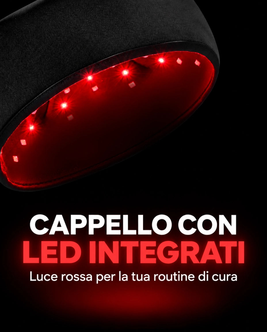 Luce rossa in una forma da indossare
