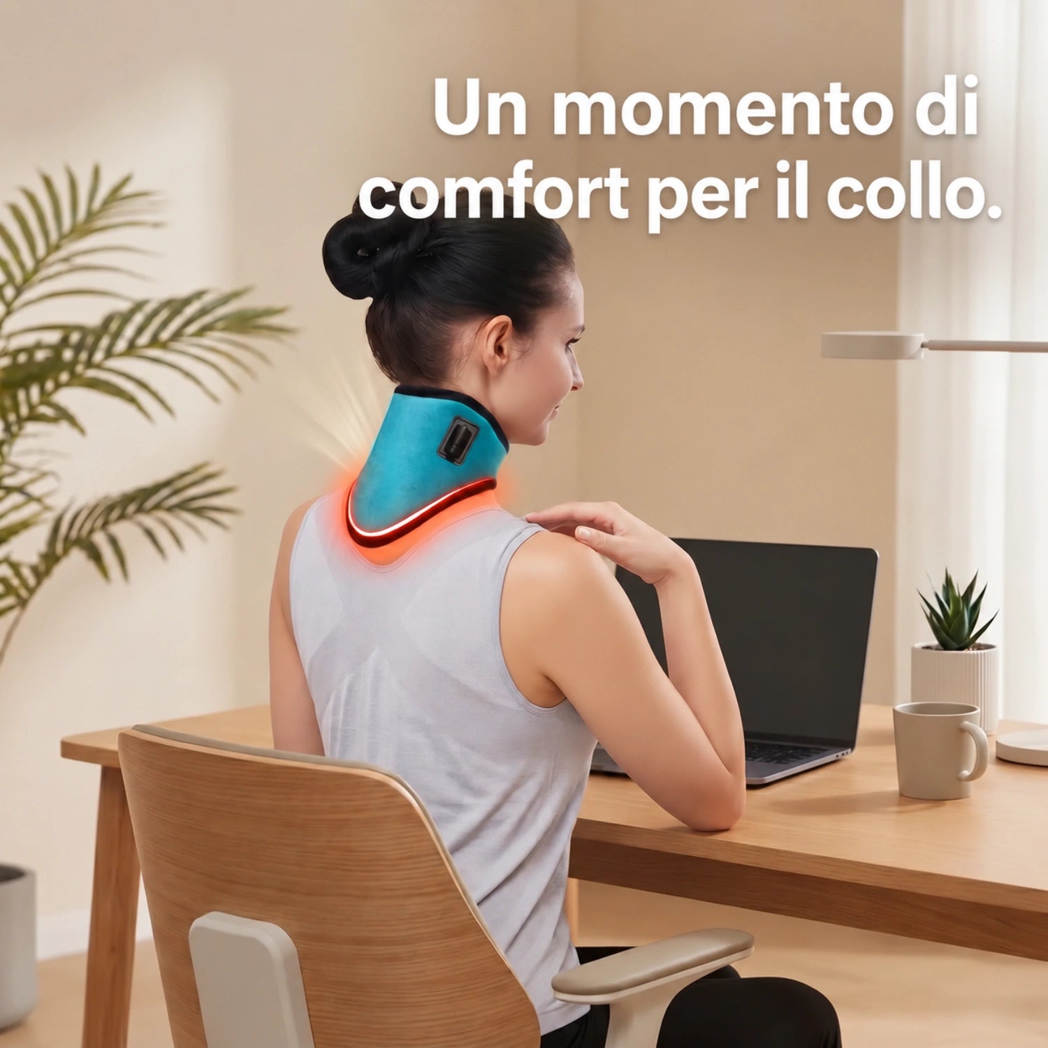 Il collo merita una pausa dopo un giorno intenso