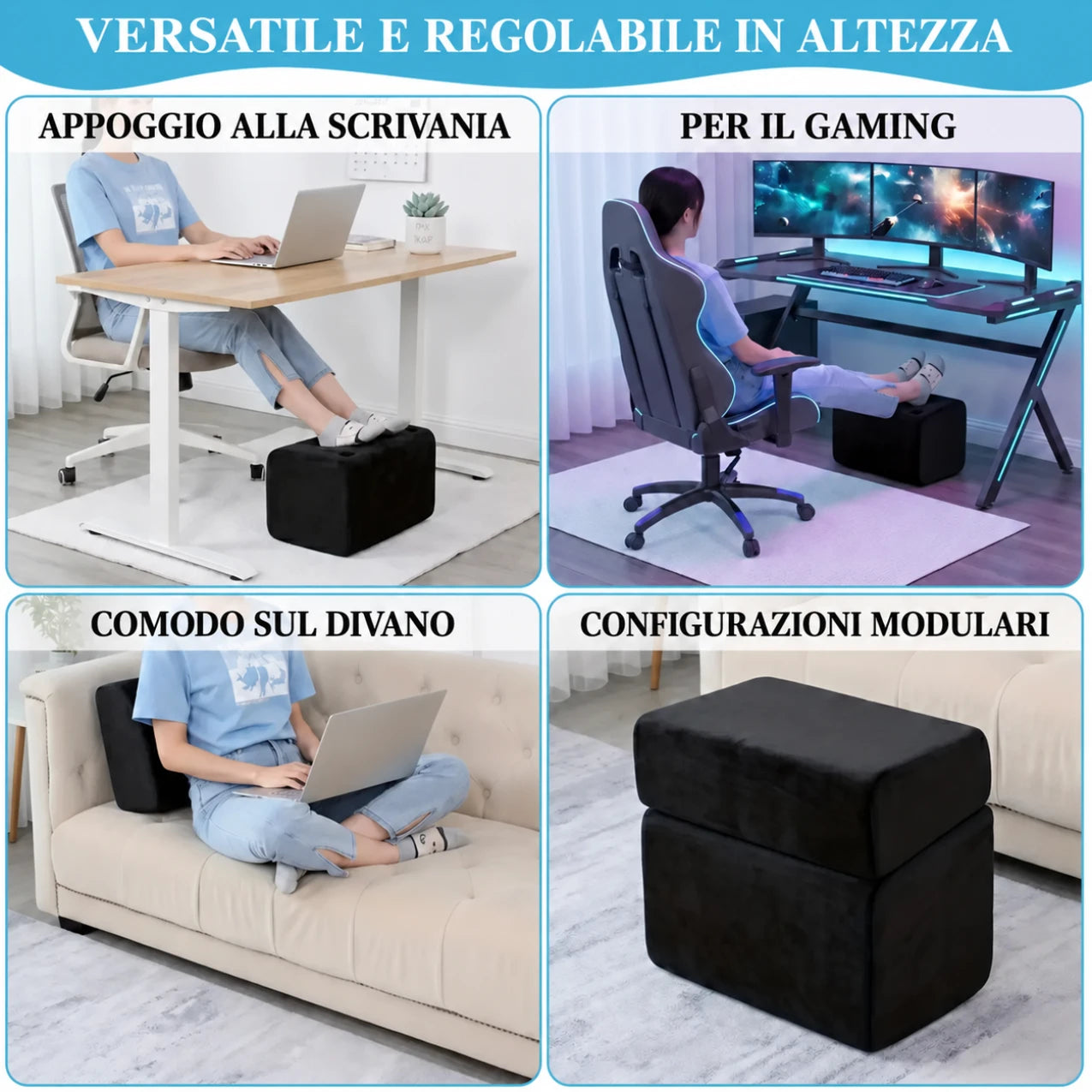 Un appoggio ovunque ti siedi