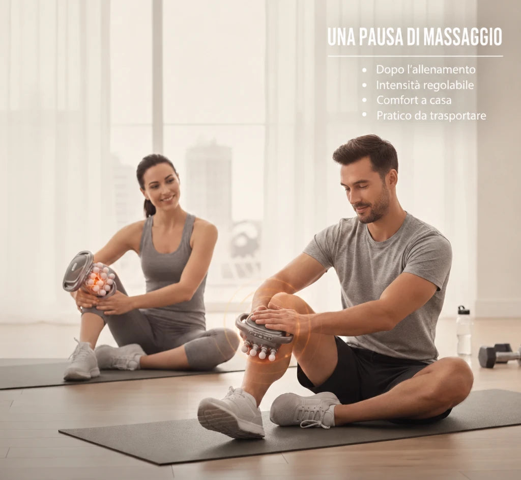 Un massaggio per diverse zone del corpo