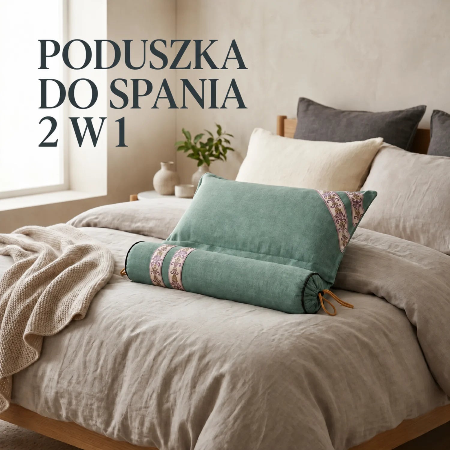 Jedna poduszka, dwa sposoby odpoczynku