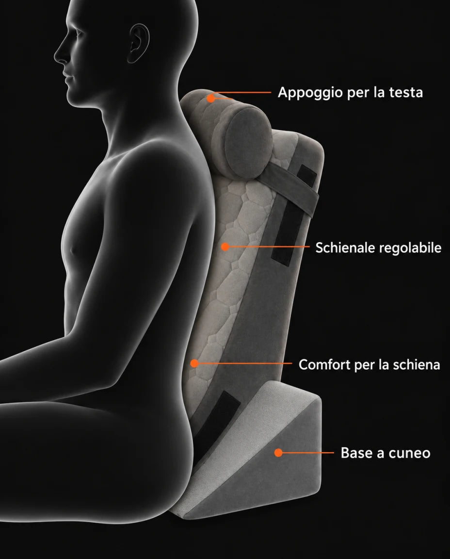 Un appoggio più stabile per la schiena