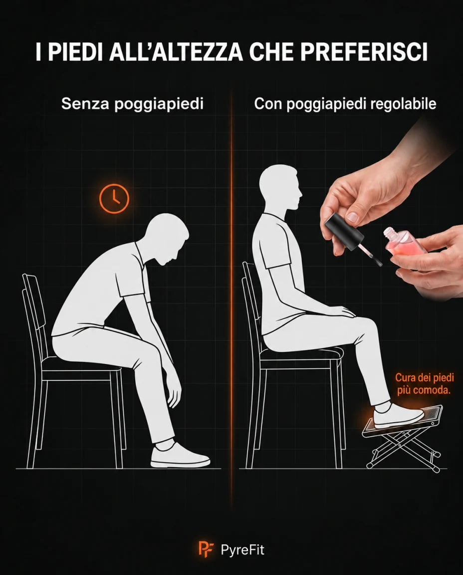 La cura dei piedi più vicina alle mani
