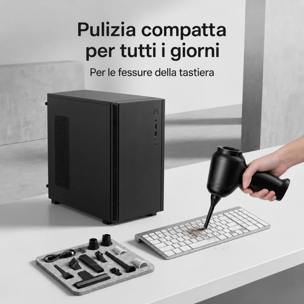 La polvere si nasconde nei punti difficili