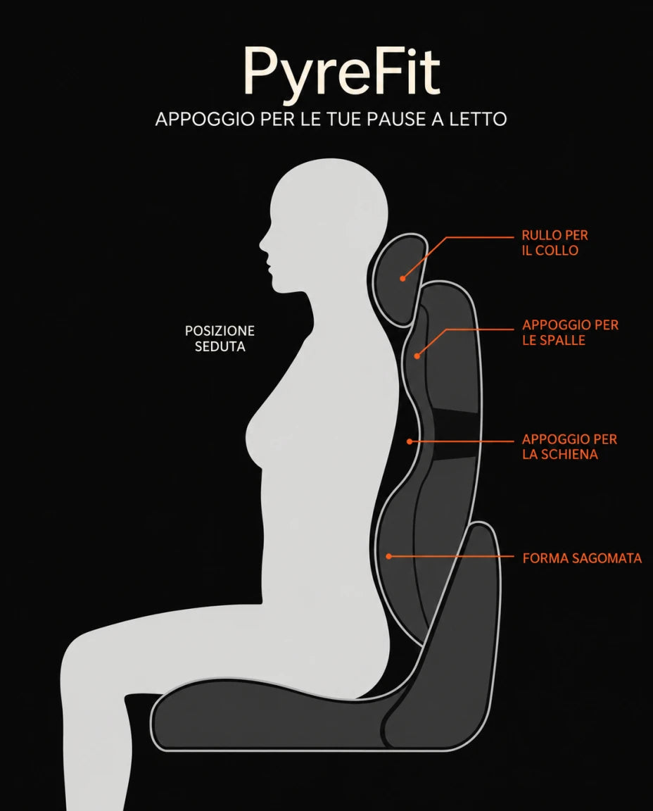 Sagomato per una posizione seduta comoda
