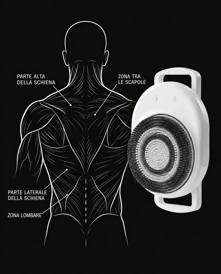 Per le zone del corpo difficili da raggiungere