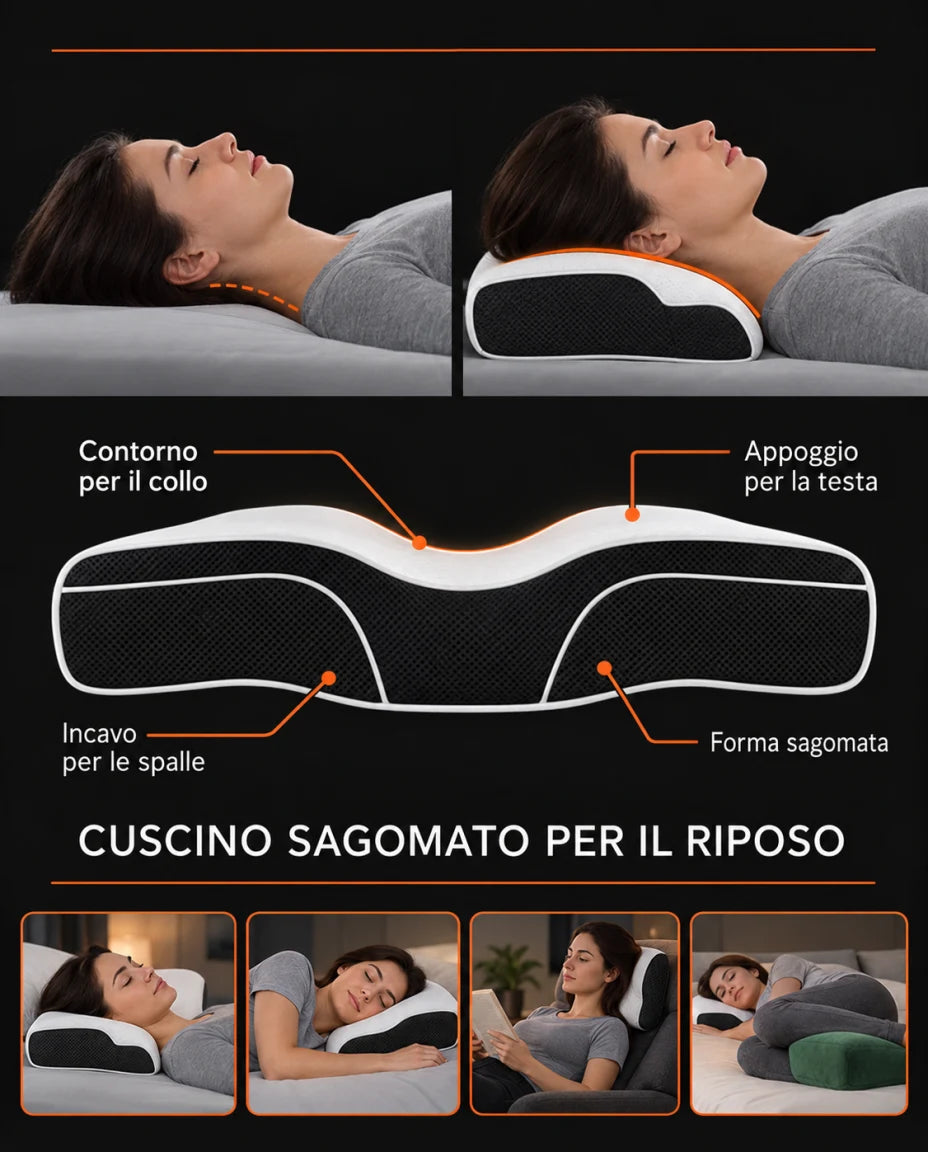 Pensato intorno alla forma del collo