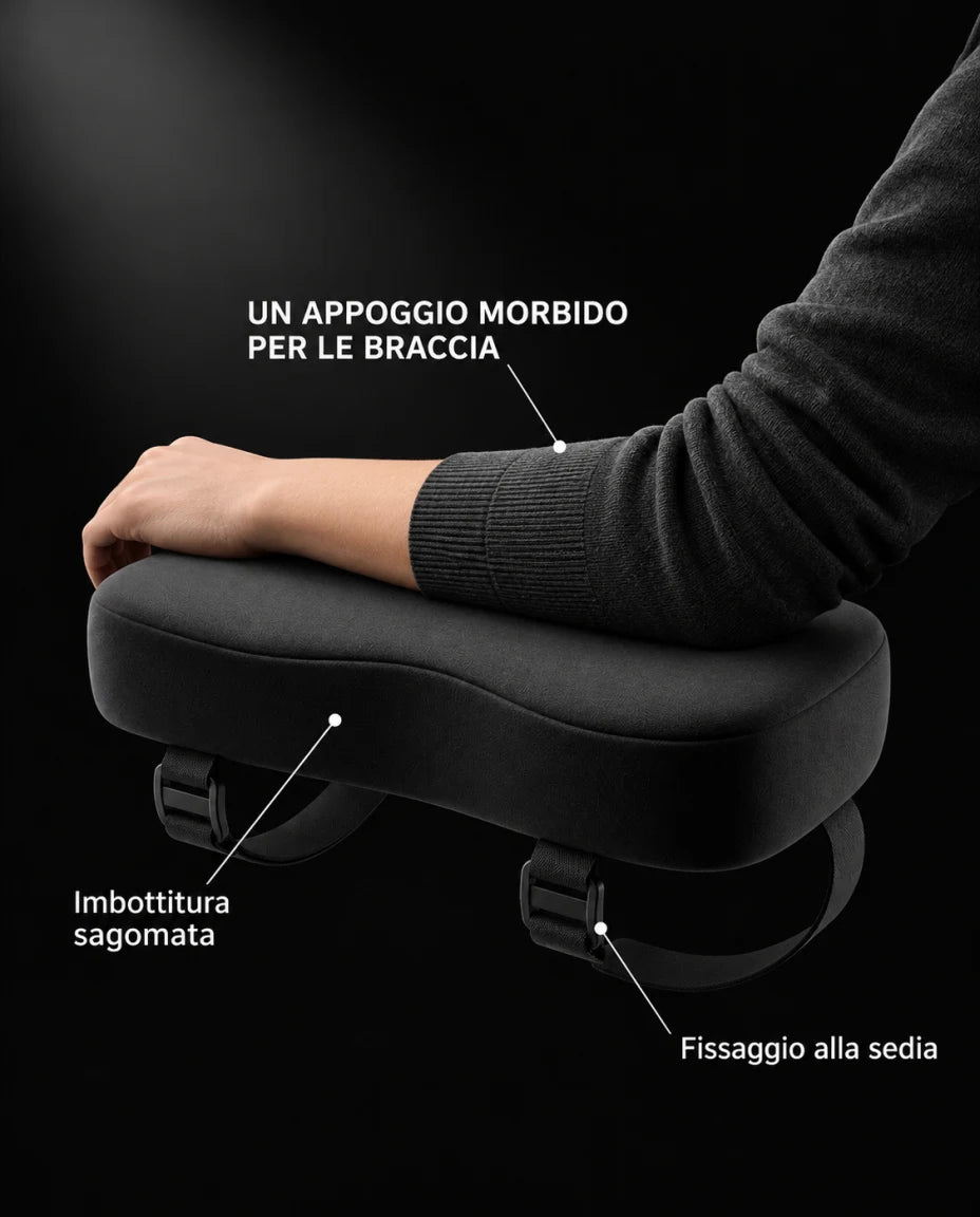 Un appoggio più piacevole per i gomiti