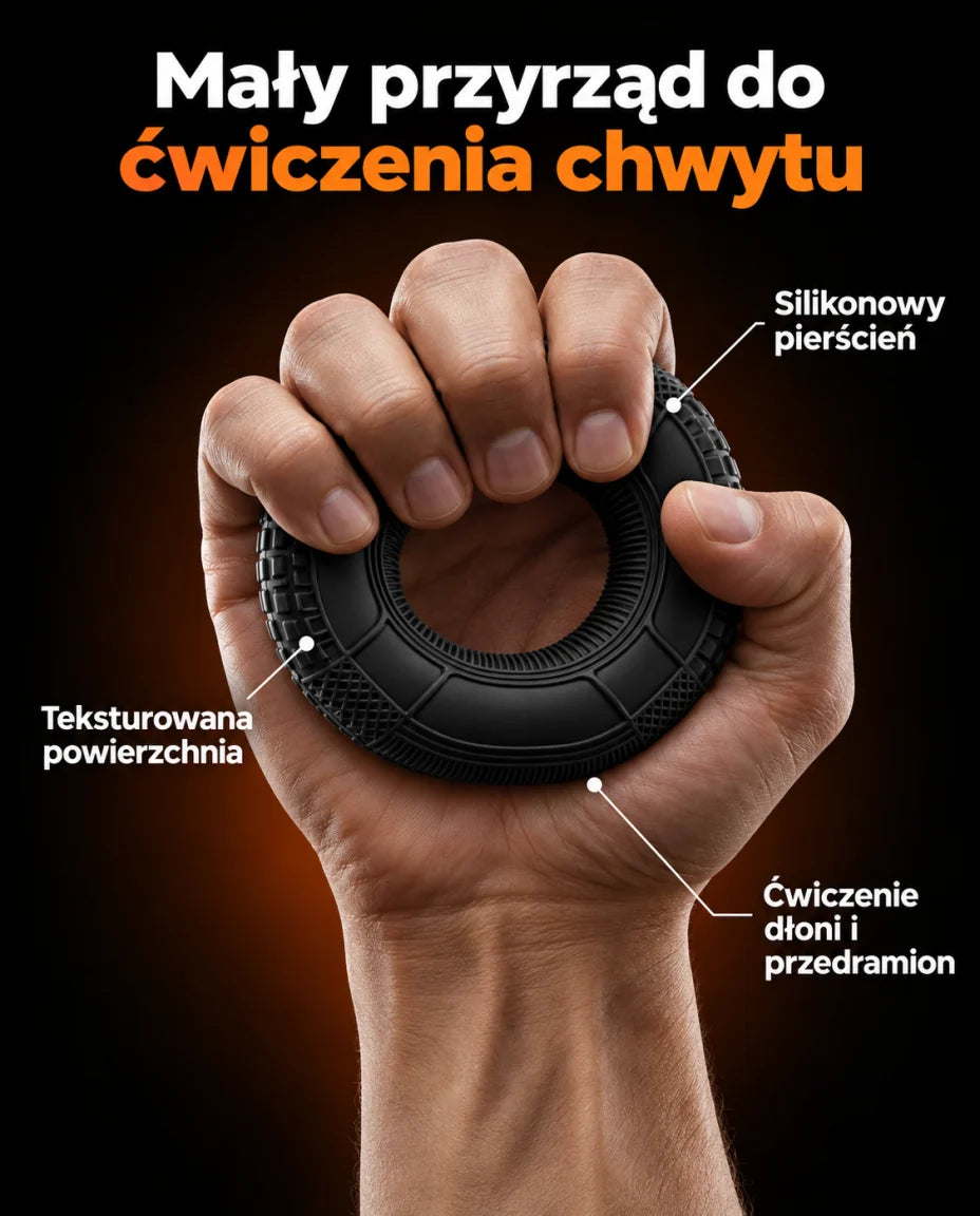 Mały przyrząd do ćwiczenia chwytu