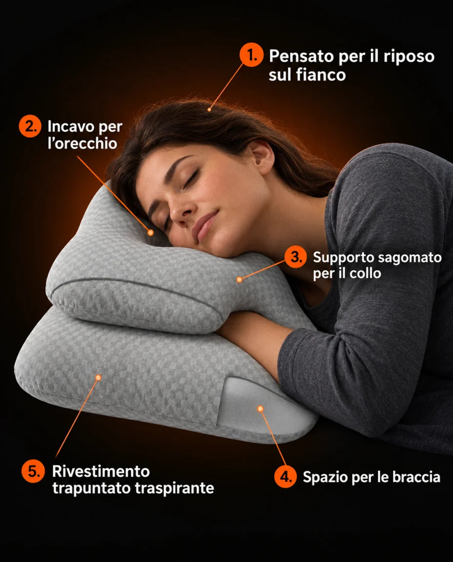 Più spazio per chi dorme sul fianco