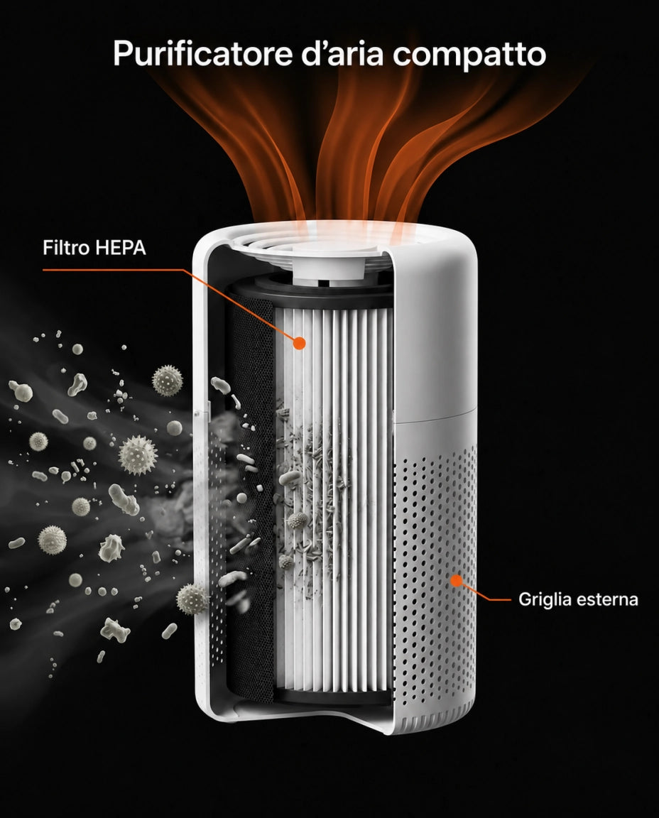 Filtro HEPA per la tua postazione