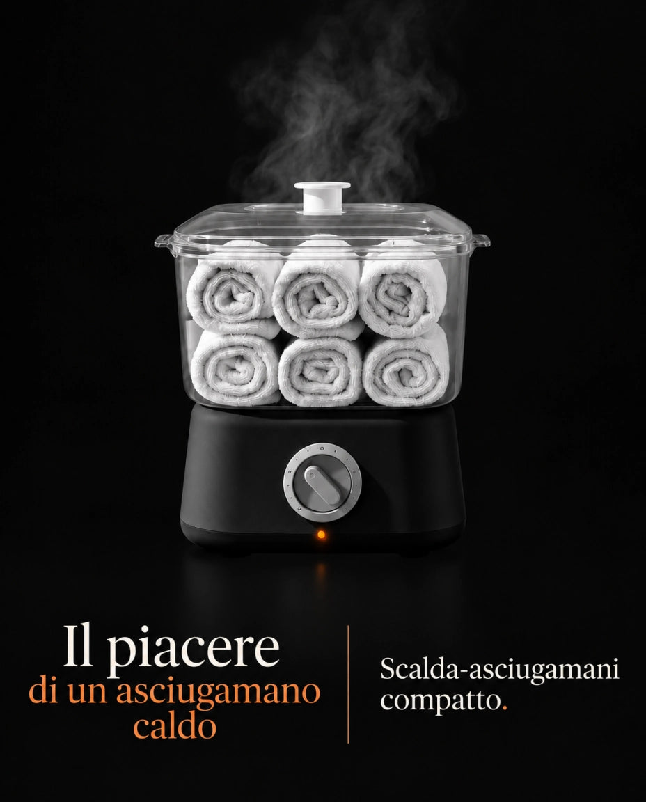 Un asciugamano caldo, un piccolo piacere