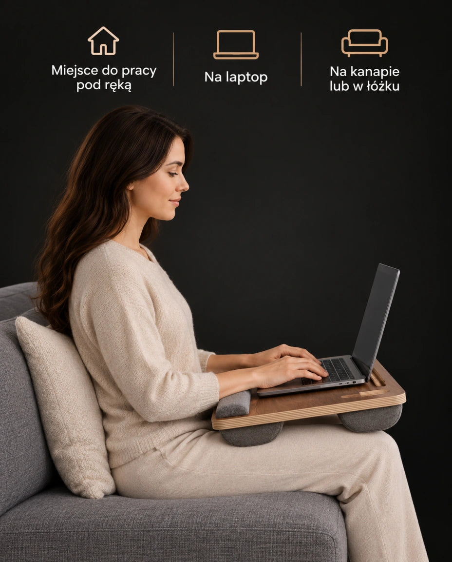 Wygodniejsza podstawa pod laptop