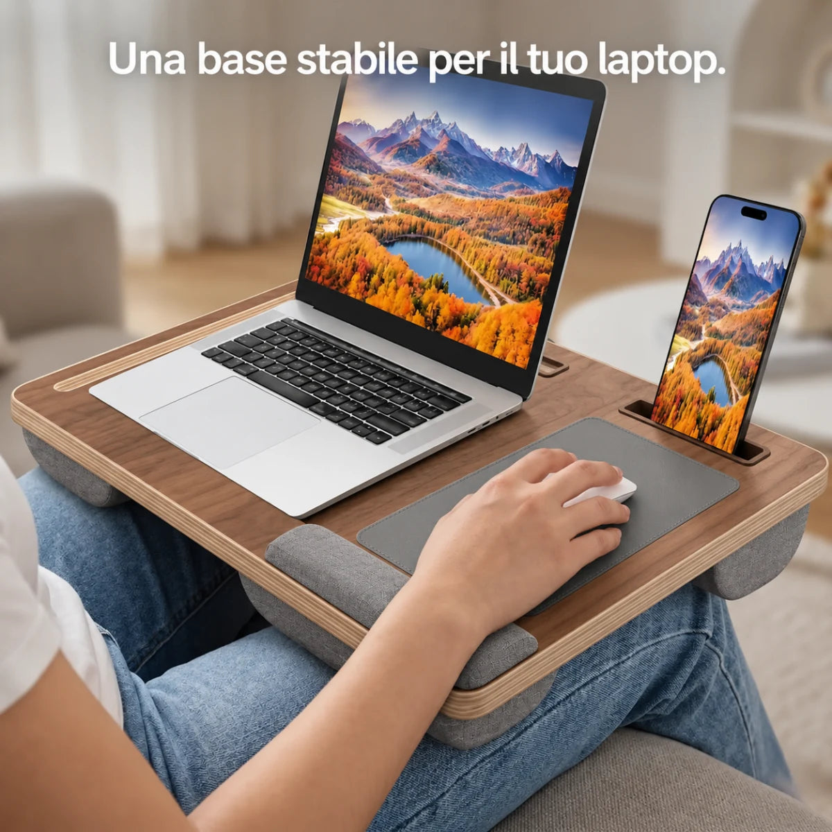 Spazio per lavorare, comfort per riposare