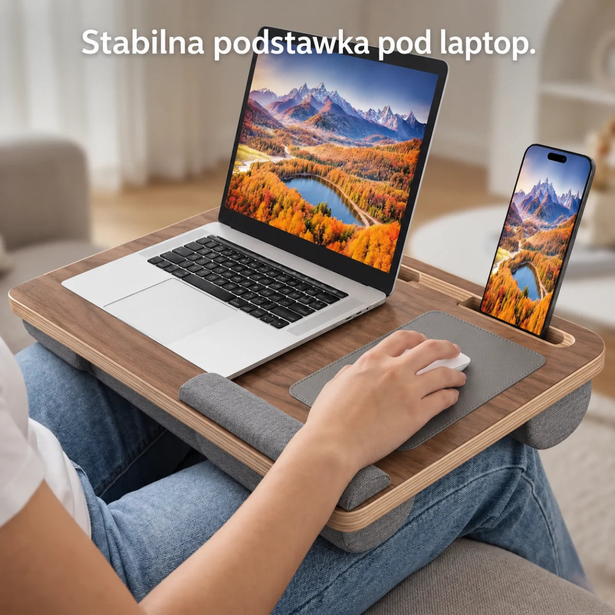 Miejsce do pracy, wygoda przy odpoczynku