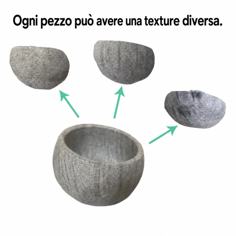 Texture naturale, carattere personale