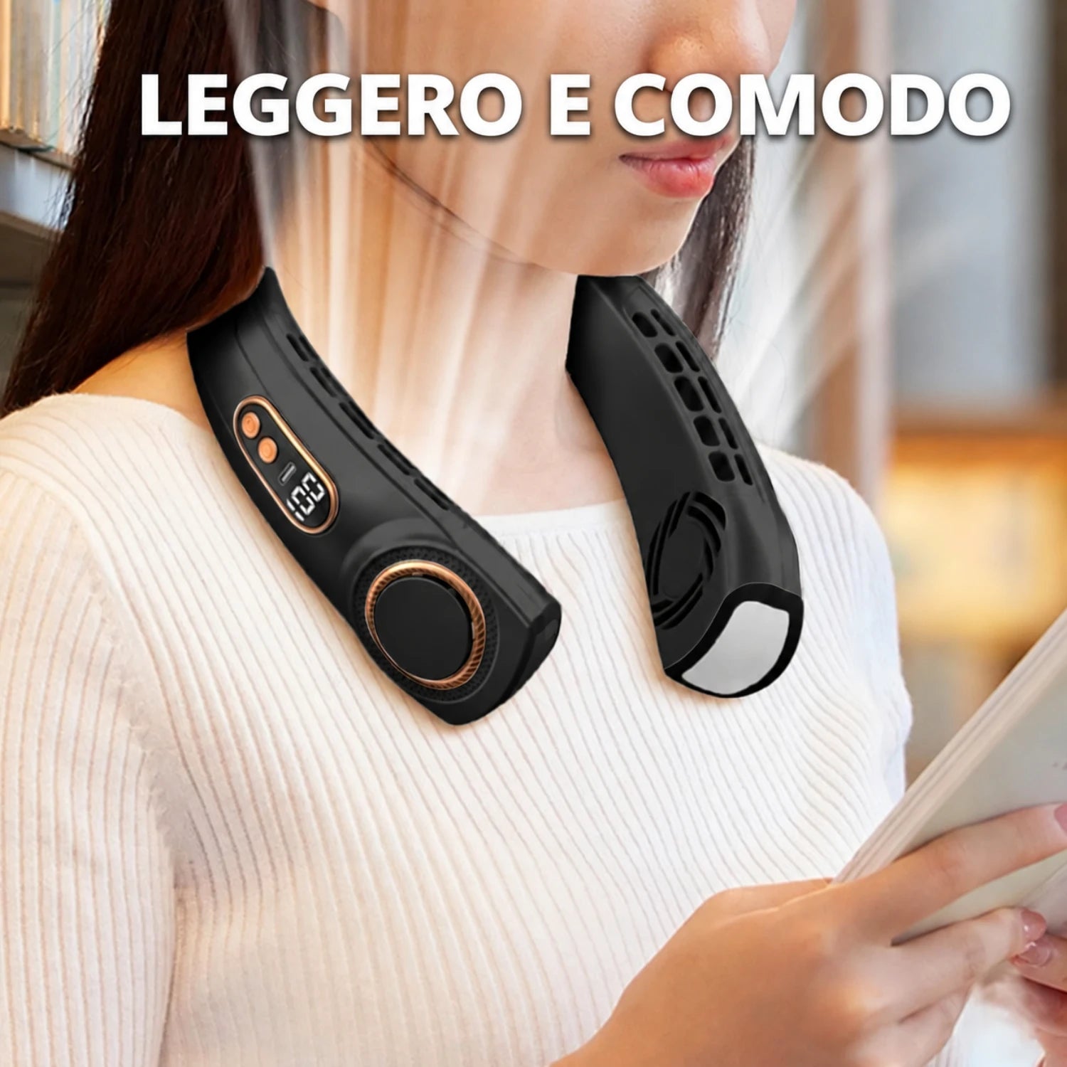 Un appoggio leggero sulle spalle