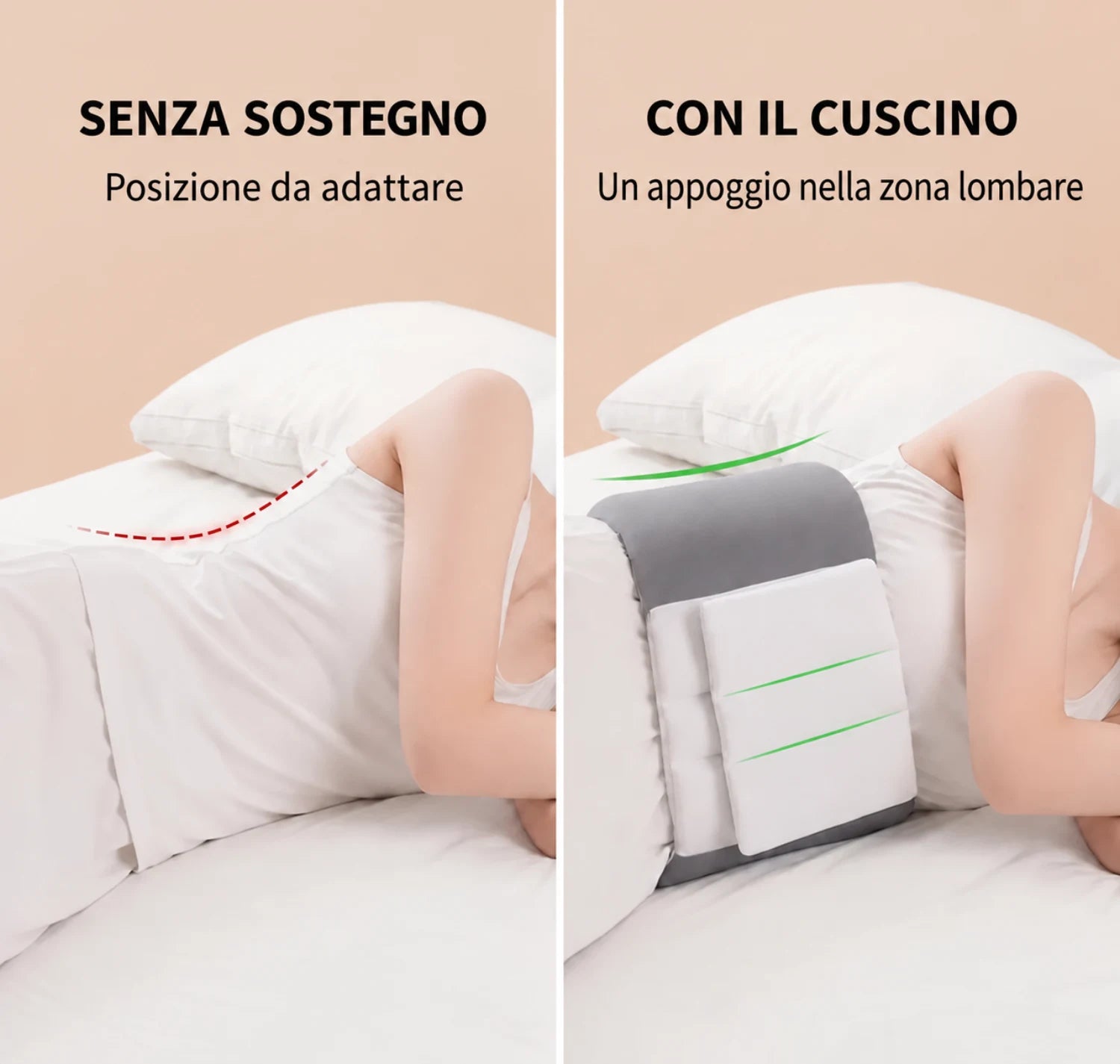 Un appoggio nello spazio vicino alla vita
