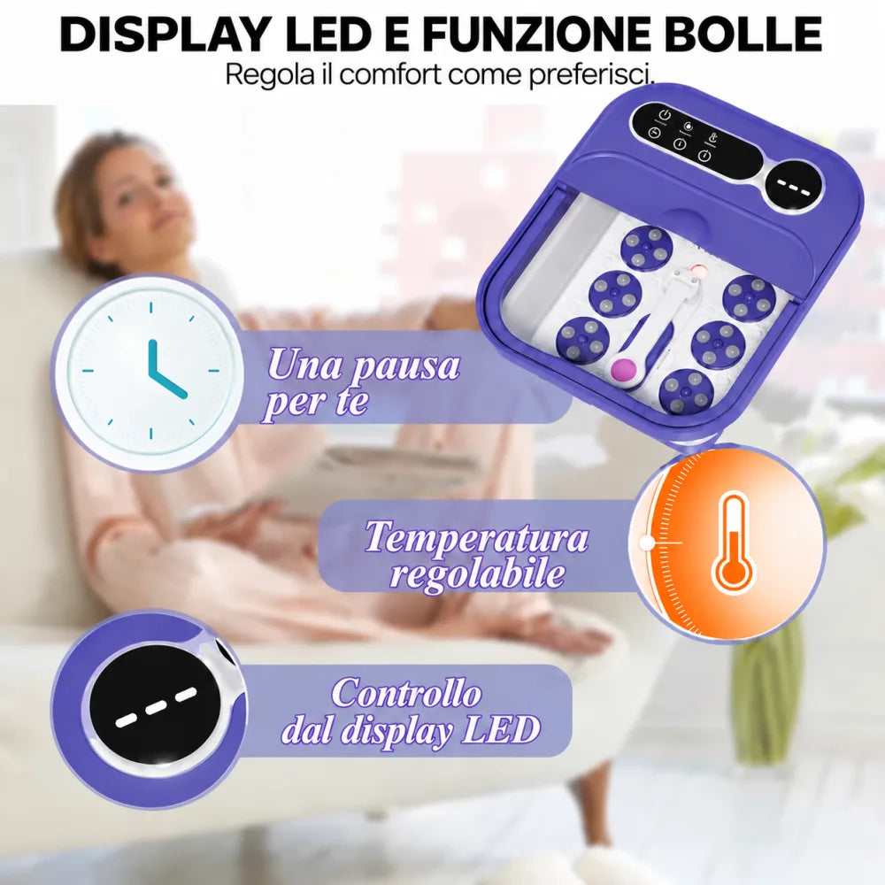 Calore regolabile, comandi a portata di mano