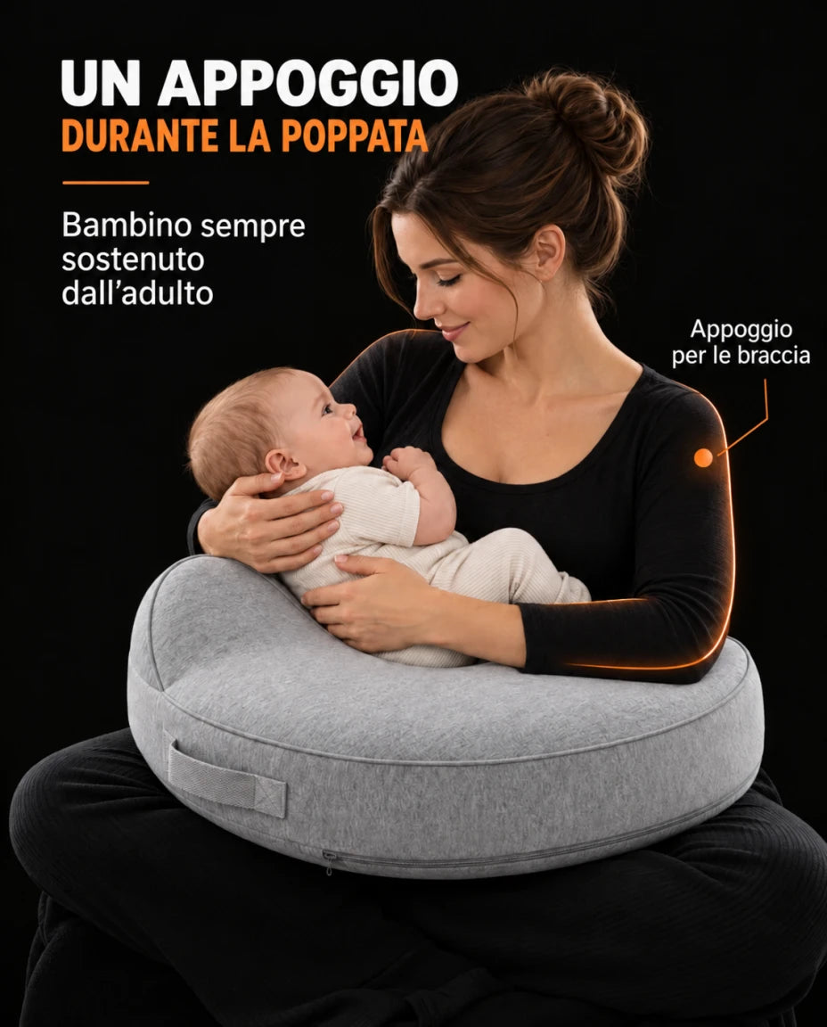 Più comodo per chi tiene il bambino