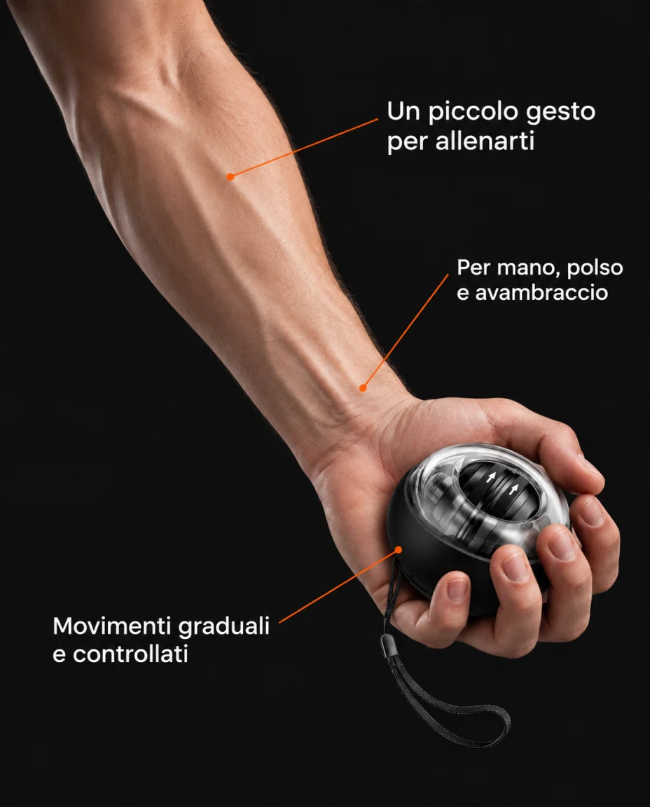 Movimento e resistenza per mano e avambraccio