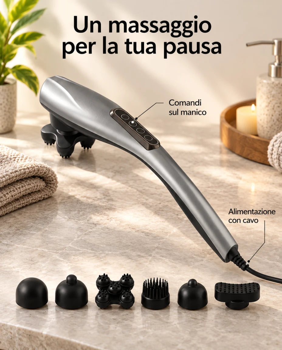 La sensazione del massaggio a percussione