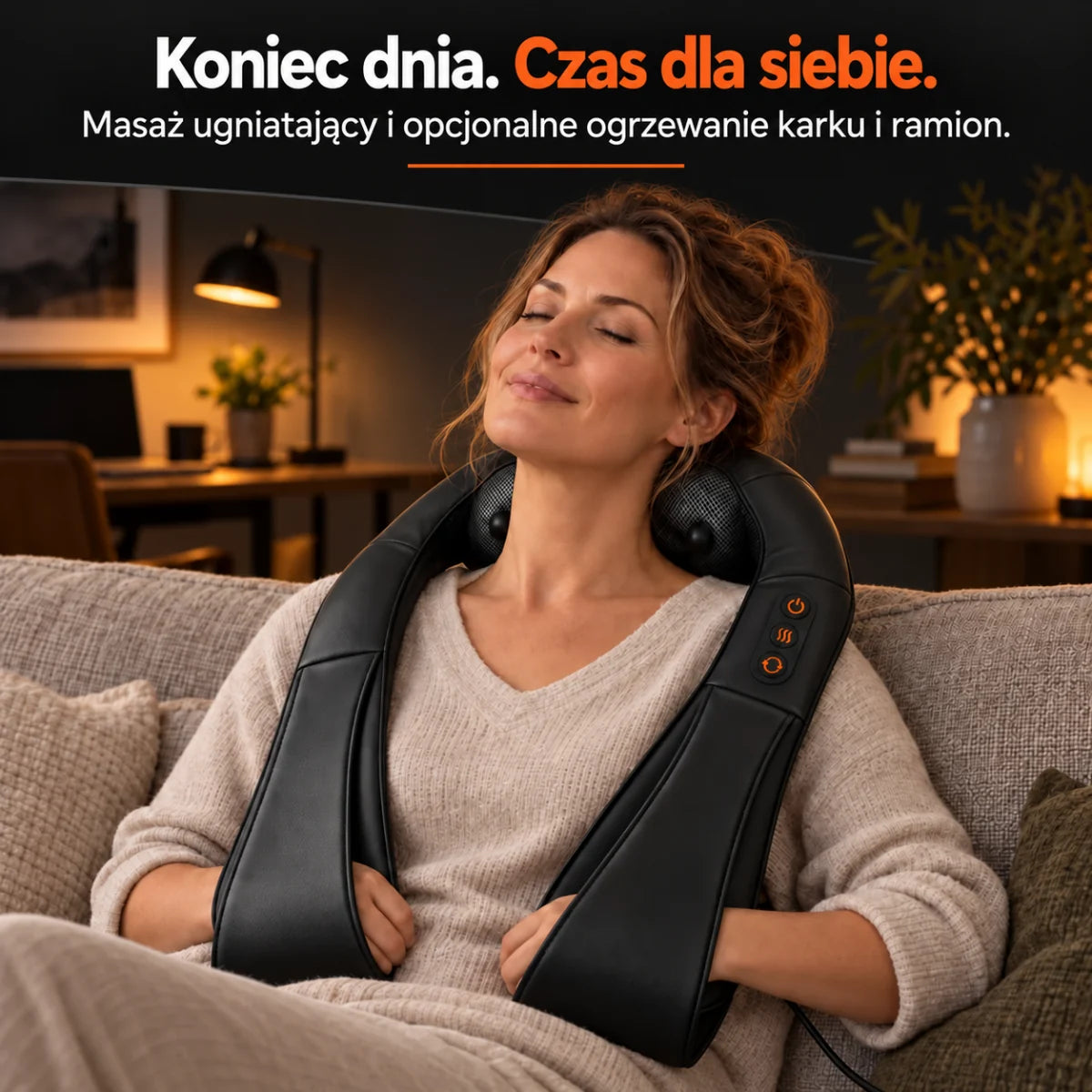 Masażer shiatsu karku w kolorze czarnym: szczegóły i użytkowanie