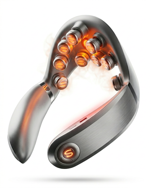Smart Heated Neck Massager With Deep Relaxation Technology