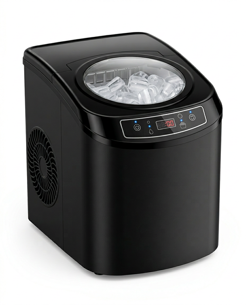 Premium Countertop Ice Maker With Fast Ice Production & Self-Cleaning Function