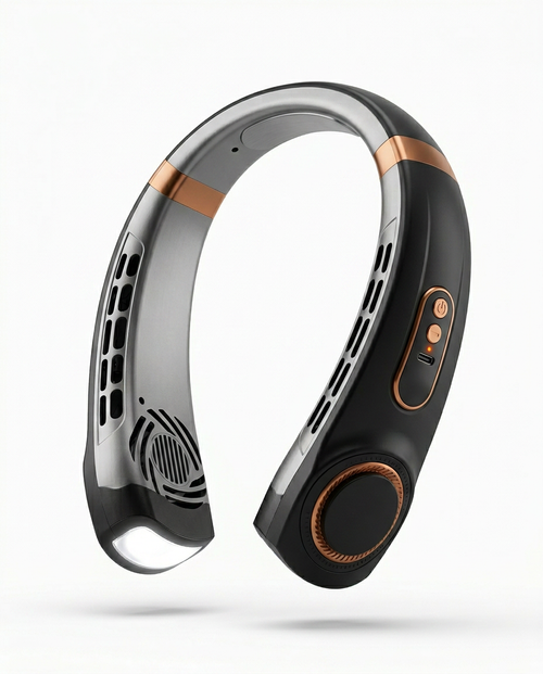 Portable Neck Fan with Hands Free Cooling