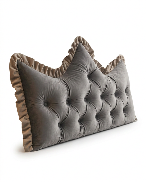 Plush Tufted Headboard Pillow Backrest Cushion