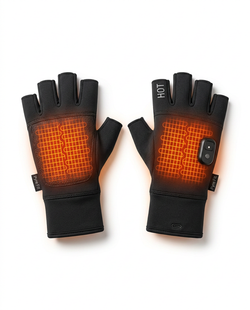 Portable Rechargeable Winter Gloves With Adjustable Heat Settings