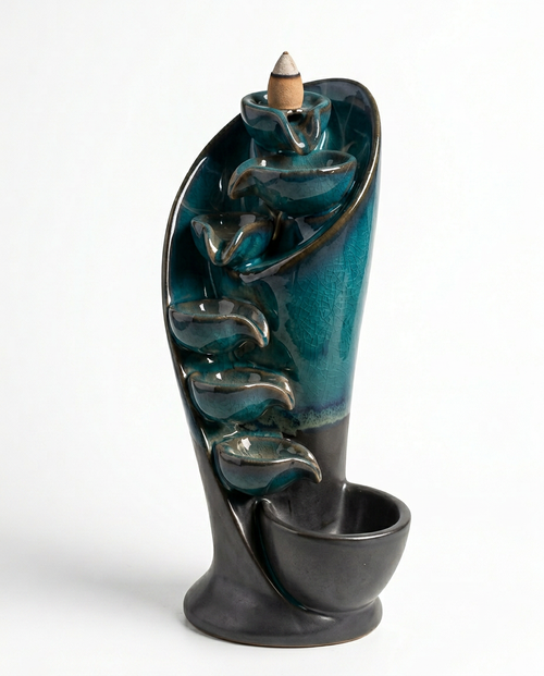 Waterfall Incense Burner for Relaxing Home Ambience