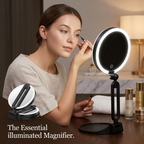 LED Makeup Mirror with Lights & 30X Magnification - Pyre Fit