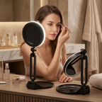 LED Makeup Mirror with Lights & 30X Magnification - Pyre Fit