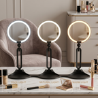 LED Makeup Mirror with Lights & 30X Magnification - Pyre Fit