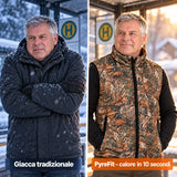 Confronto: giacca invernale classica ed Altor con riscaldamento