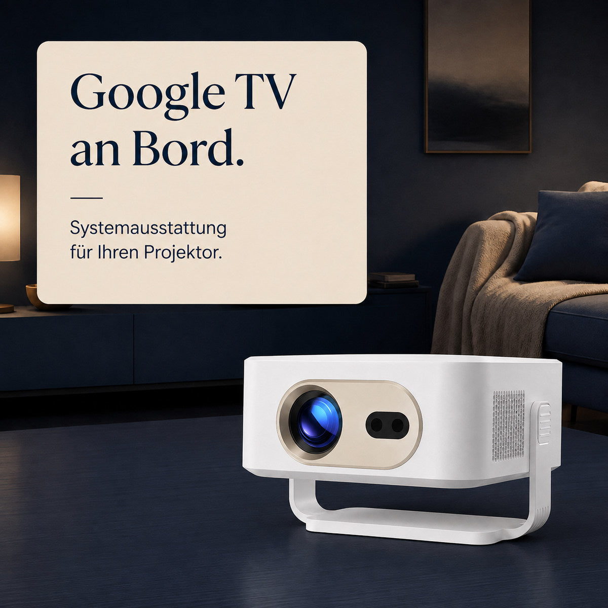 Magcubic HY300GT – Google TV an Bord.
