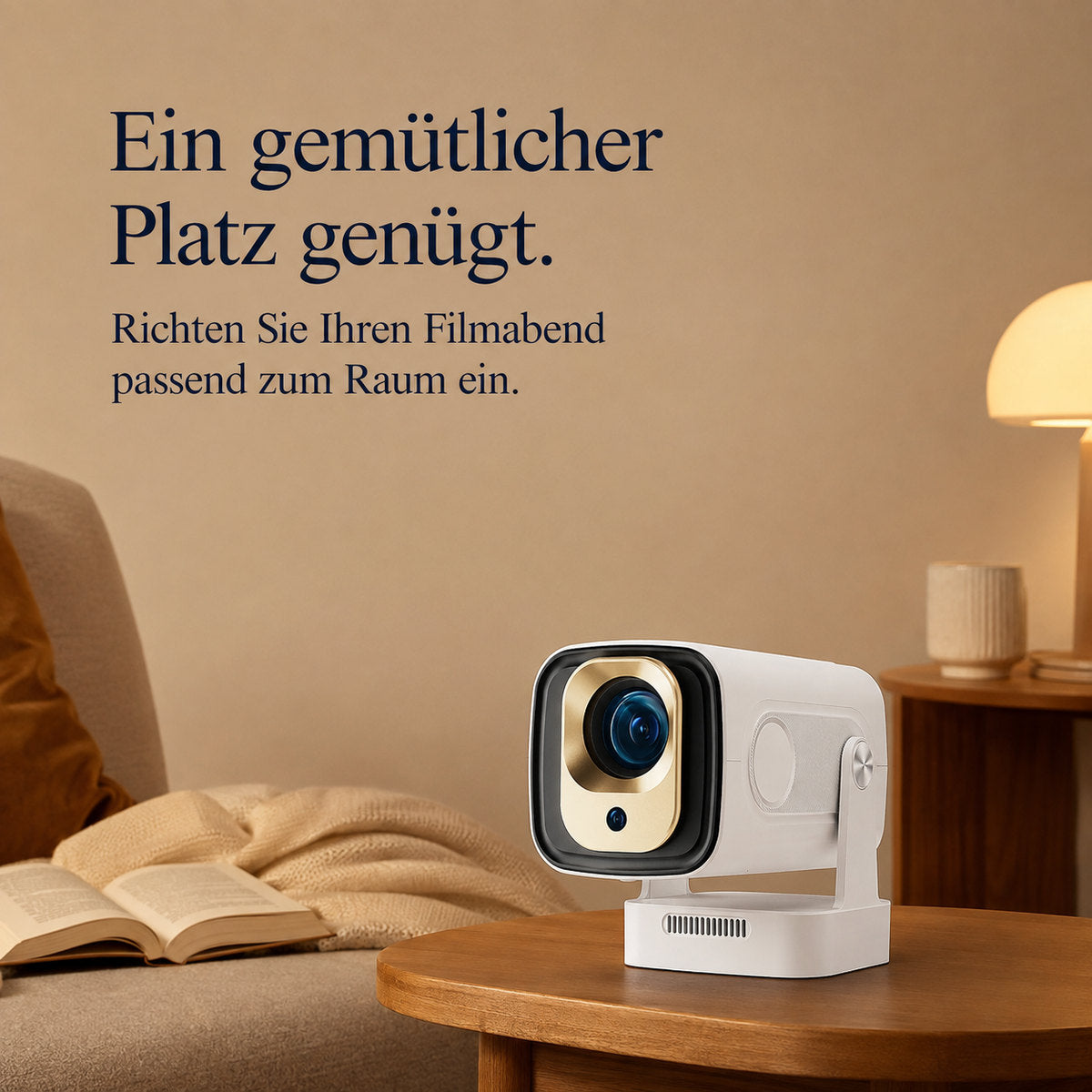 Magcubic HY310 – Ein gemütlicher Platz genügt.