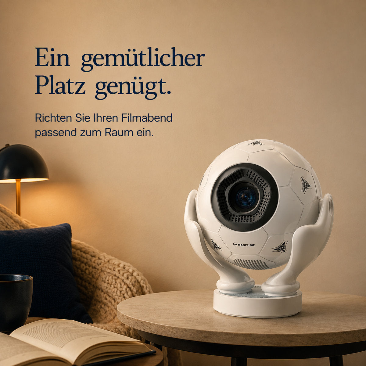 Magcubic HY320F – Ein gemütlicher Platz genügt.