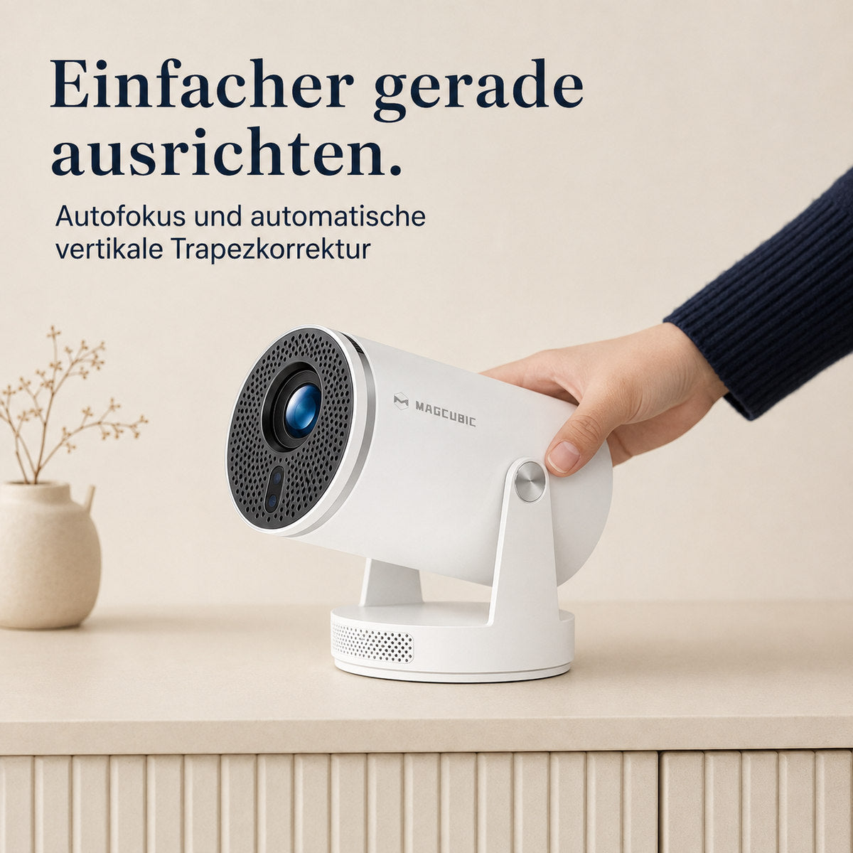 Magcubic HY320Pro – Einfacher gerade ausrichten.