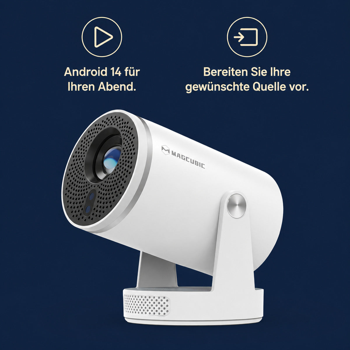 Magcubic HY320Pro – Android 14 für Ihren Abend.