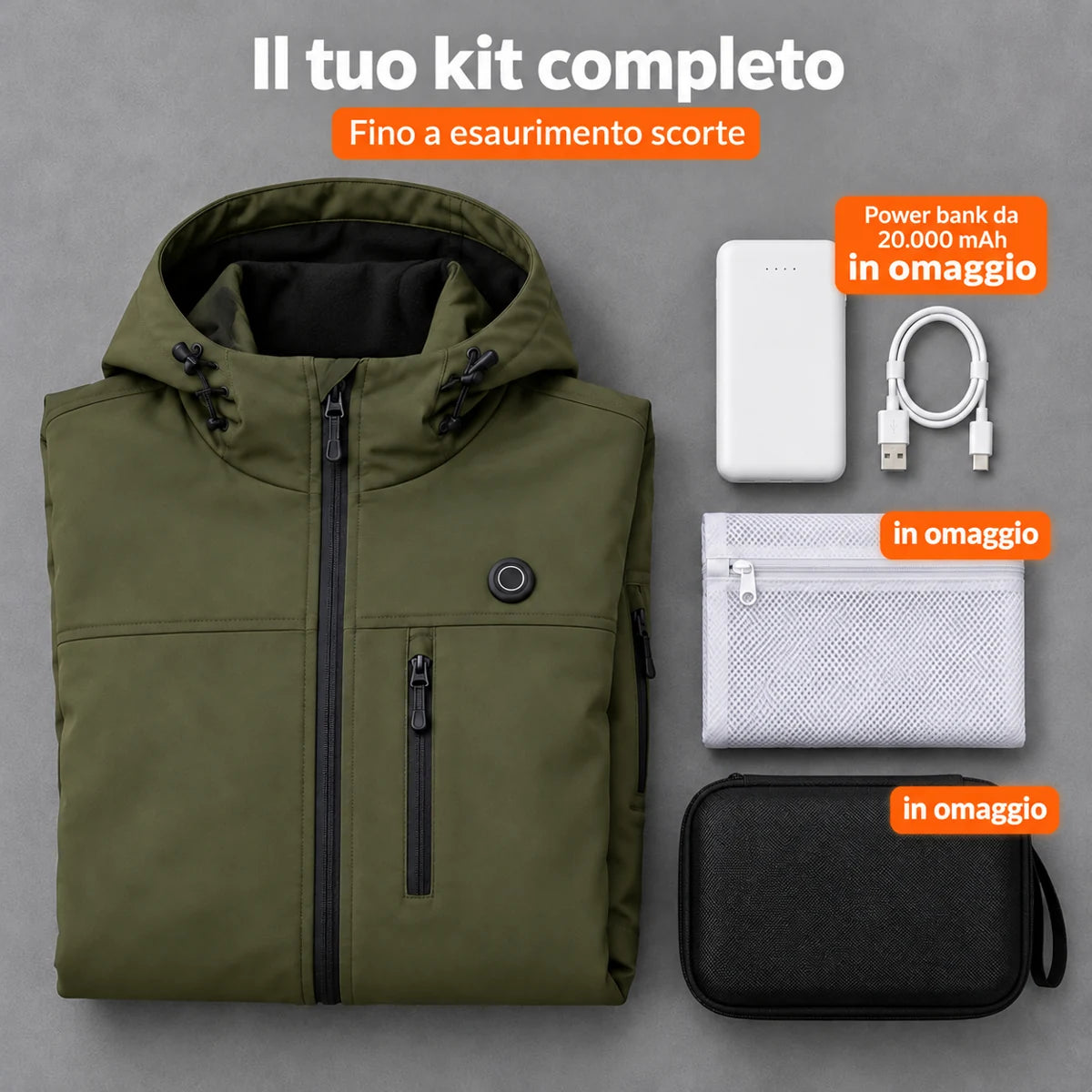 PyreFit Novera – Giacca riscaldata softshell