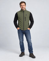 Gilet riscaldato unisex PyreFit Allora, vista a figura intera