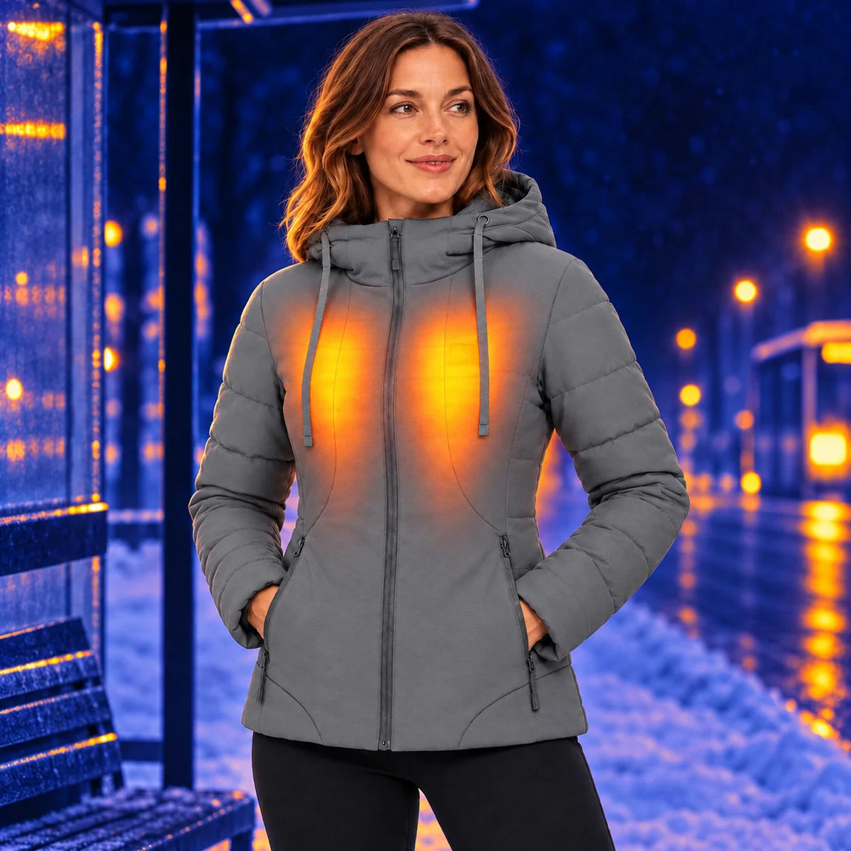 PyreFit Alpina in grigio – calore in inverno