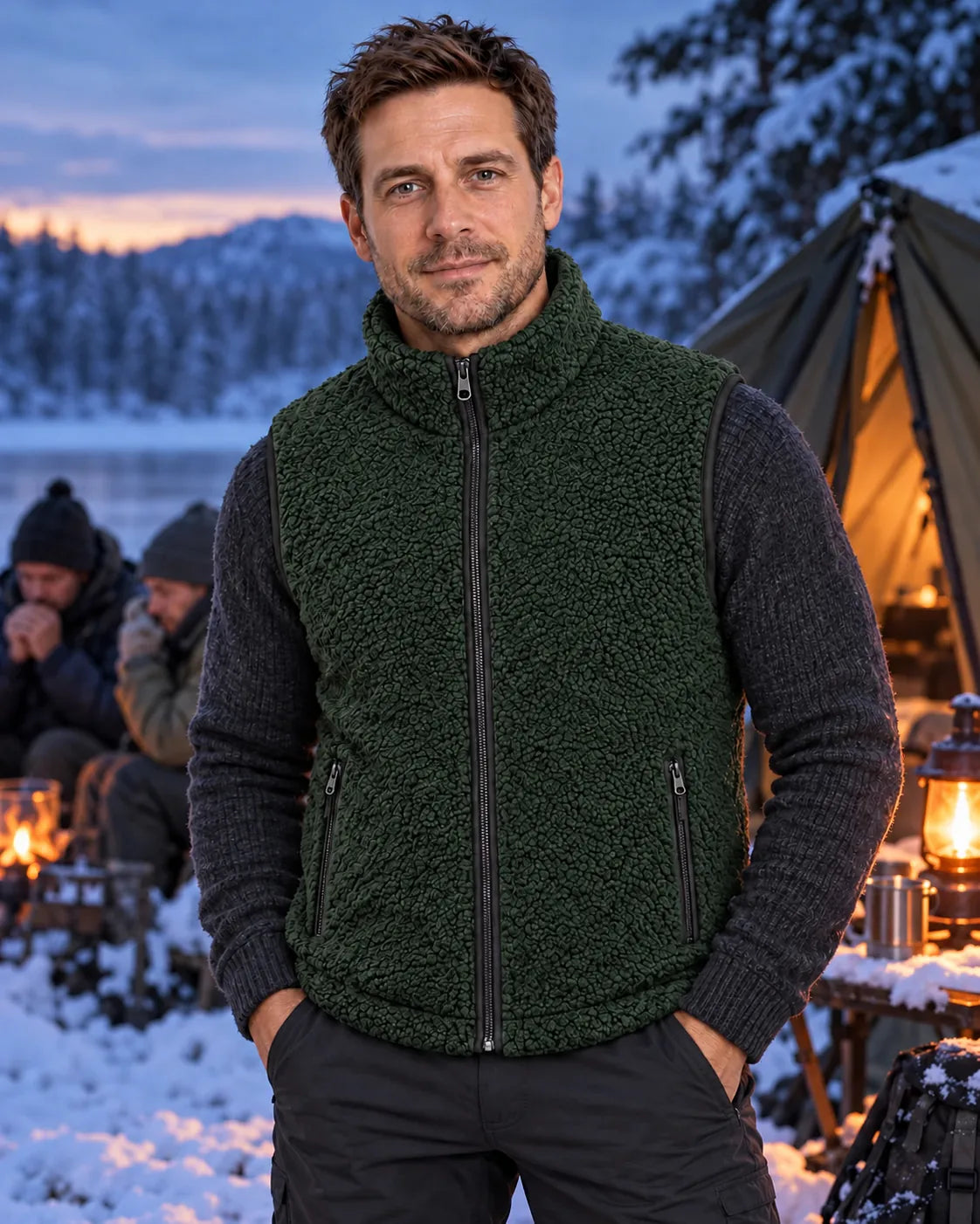 PyreFit Amparo in verde – nella vita di tutti i giorni in inverno