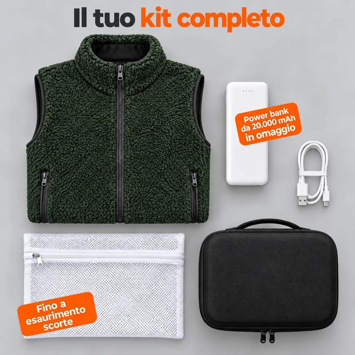 PyreFit Amparo in verde – set completo