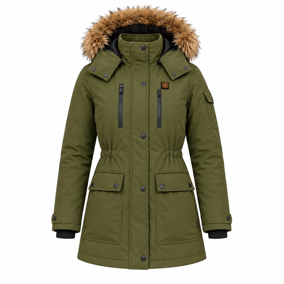 Cappotto invernale riscaldato da donna PyreFit Apexor, vista del prodotto senza modello